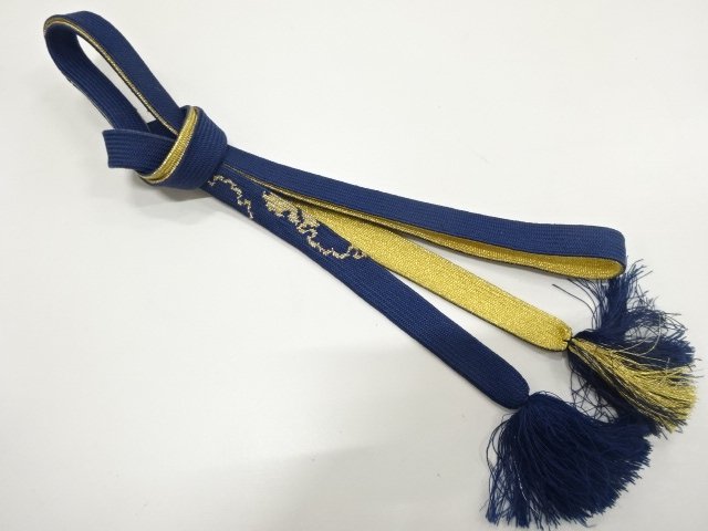 JAPANESE KIMONO / HAND-TIED OBIJIME